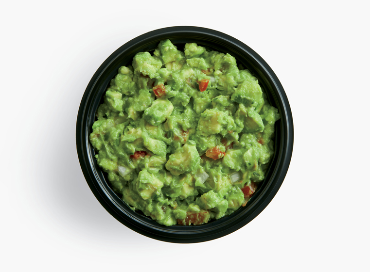 Open container of house-made guacamole